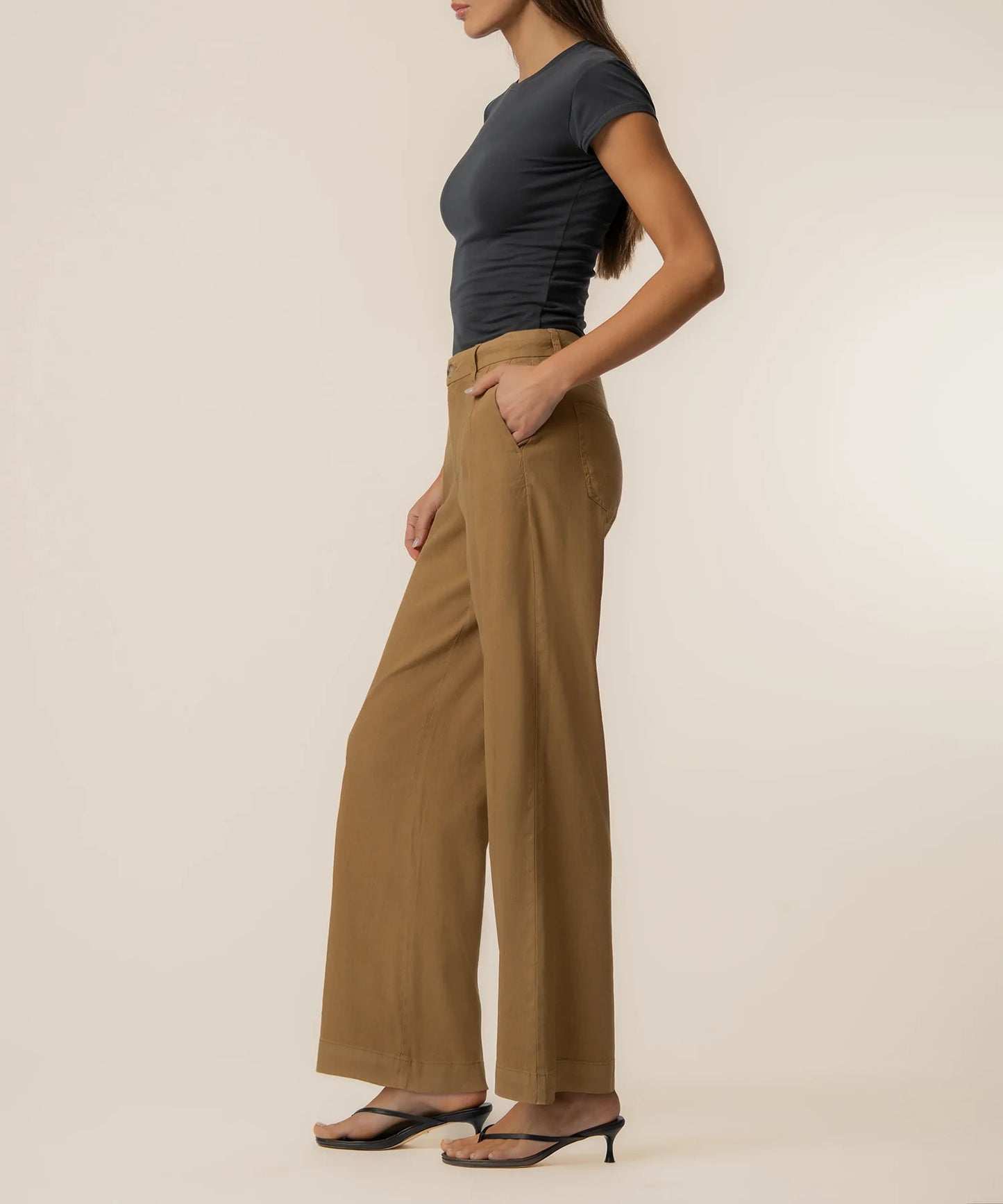 Pants--"Meg", Wide Leg, Linen, 4 Colors (Kut from the Kloth)