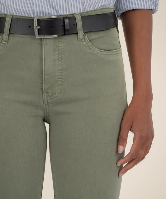 Pants--"Kelsey", High Rise, Ankle flare, Denim Jeans, Sage OR Paprika (Kut from the Kloth)