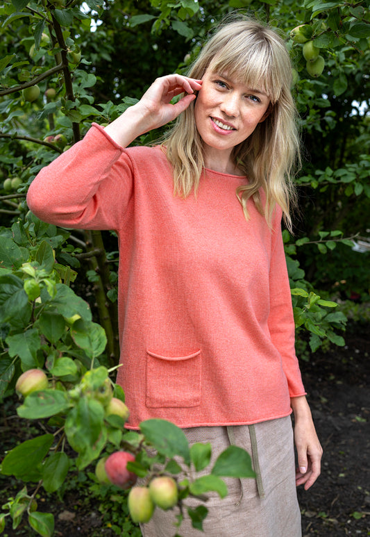 Sweater--"Ozon", Cotton-Cashmere, Blue (NOK)