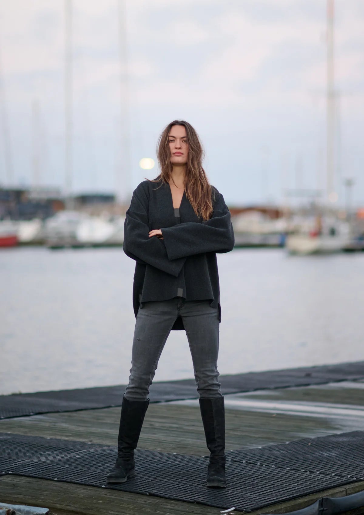 Pullover--Fleece, Soft Black (Henriette Steffensen)