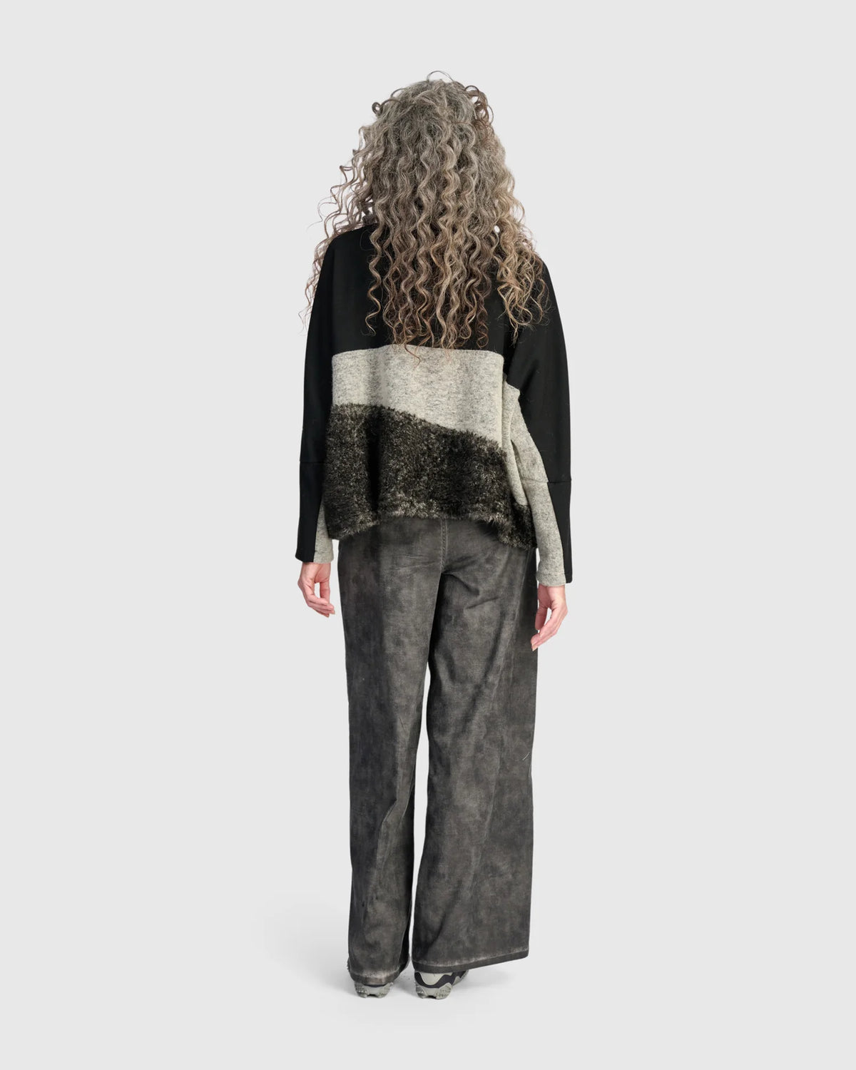 Sweater--"Urban Millie", Turtleneck, Long Sleeves, "Storm" (Alembika)