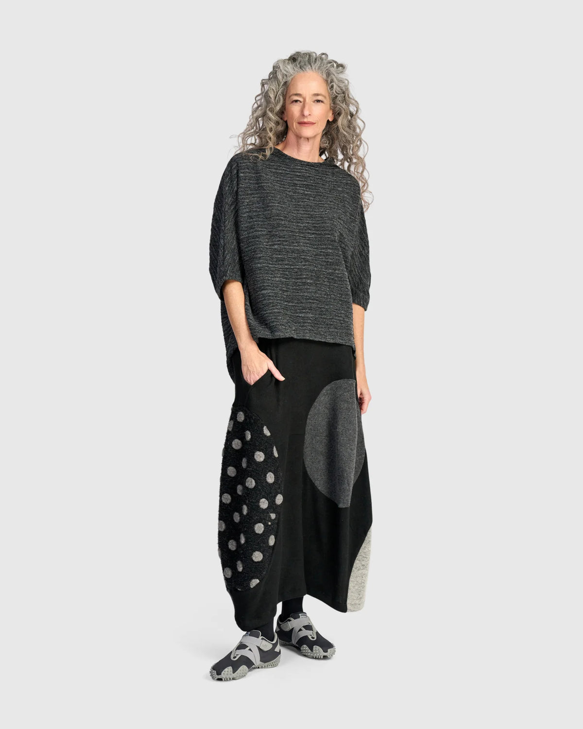 Tunic--Urban, Pullover, Heather-Knit, GRAPHITE (Alembika)