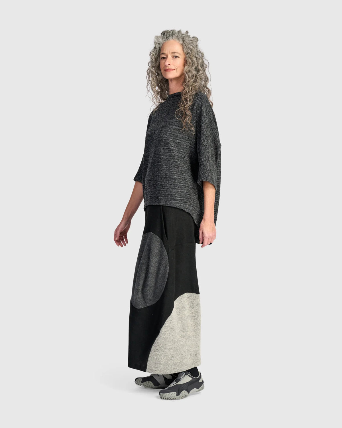Tunic--Urban, Pullover, Heather-Knit, GRAPHITE (Alembika)