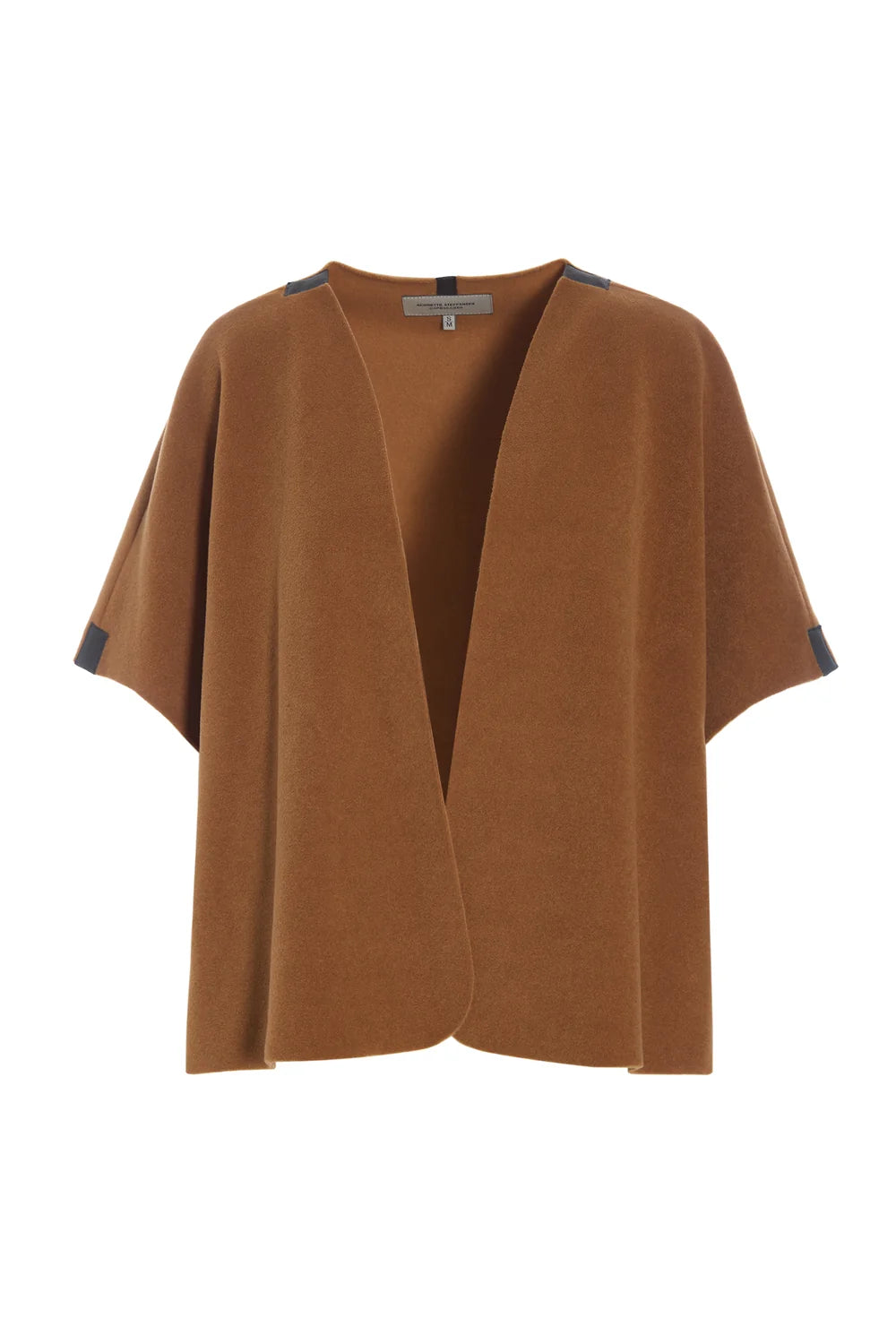 Top--Vest/Bolero, Oversized, Fleece, Rust (Henriette Steffensen)