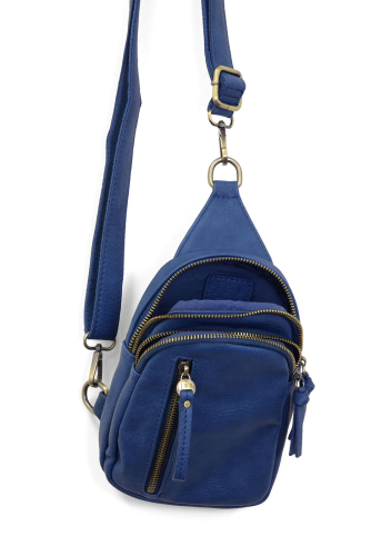 Crossbody--"Skylar", Vegan Leather, Many Colors (Joy Susan)