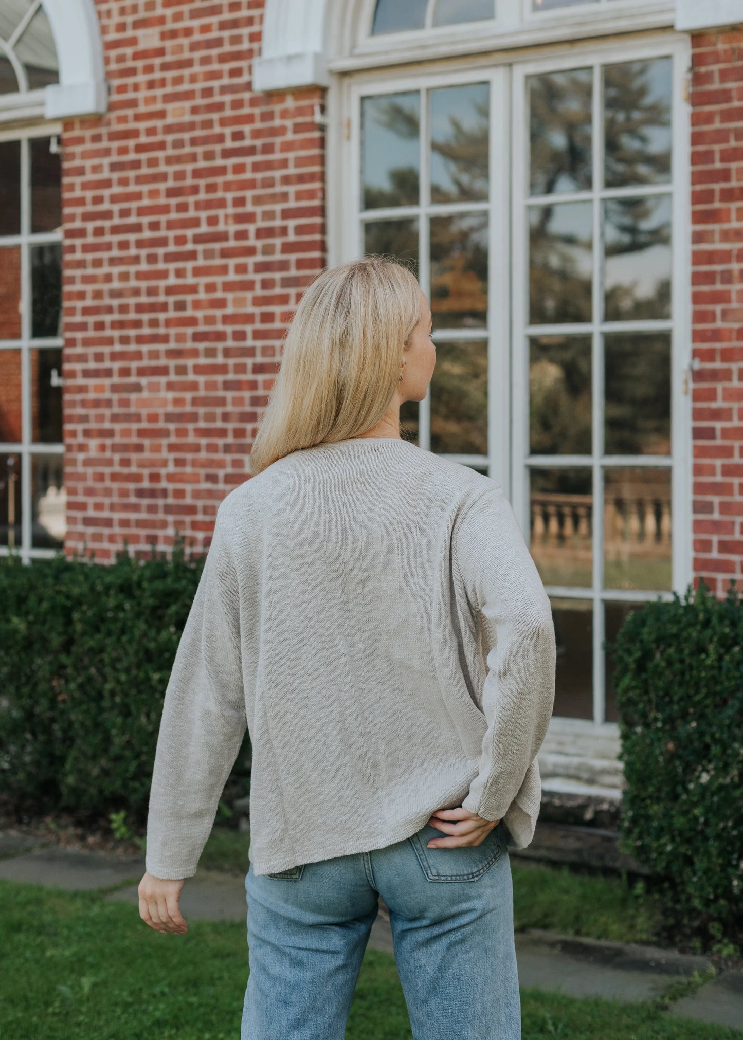 Cardigan--Cotton, Desert (Avalin)
