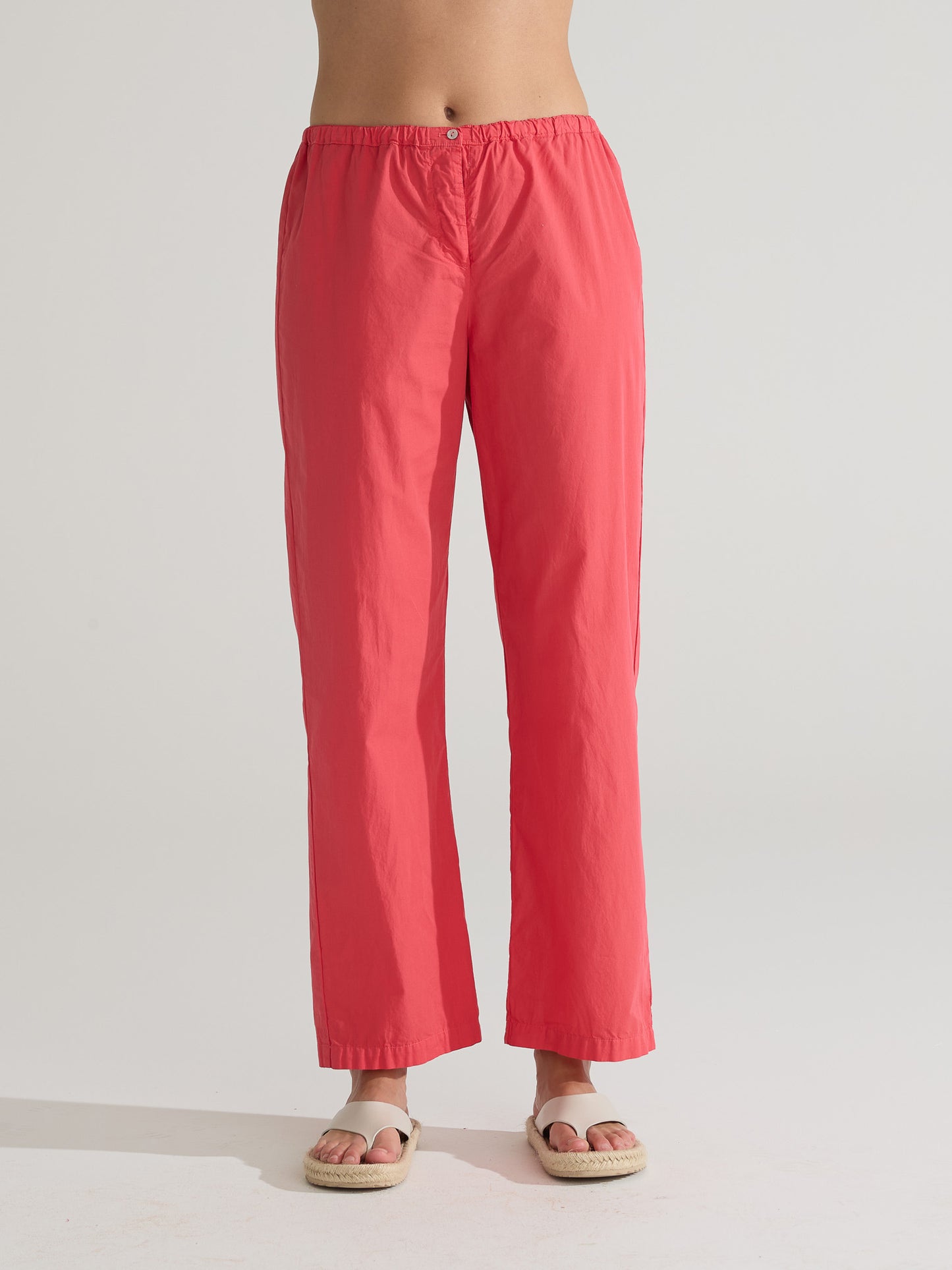 Pants--Poplin,"Tabasco" (cut loose)