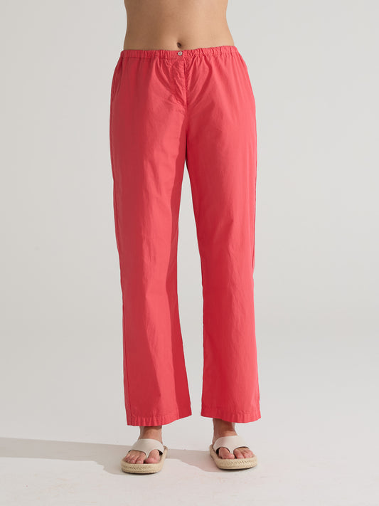Pants--Poplin,"Tabasco" (cut loose)