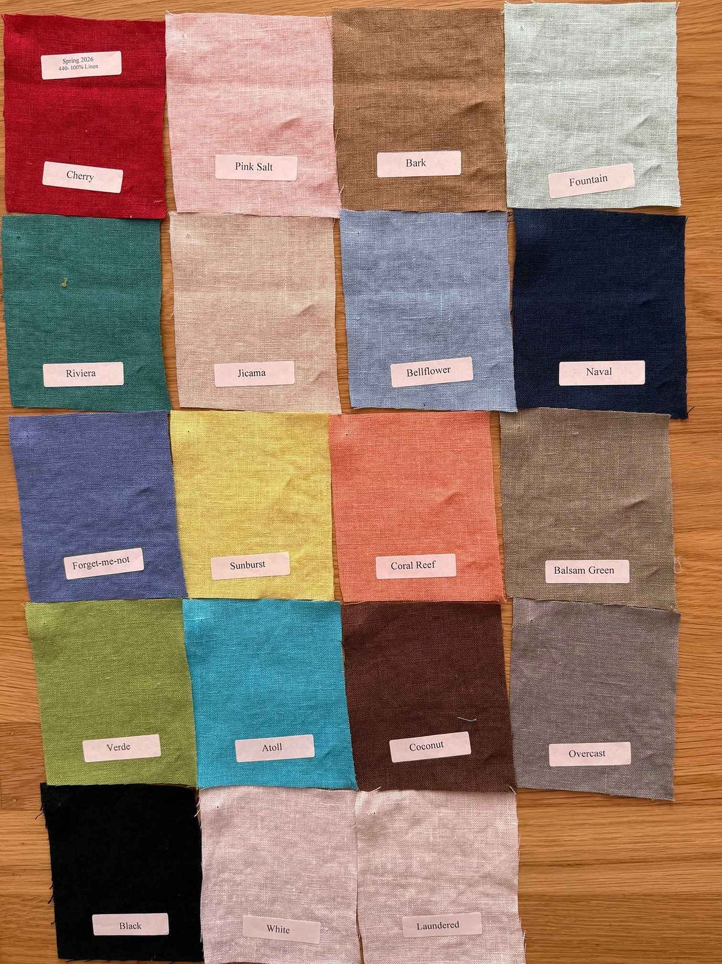 Top--V-Neck, Sleeveless, Linen, Coconut OR Coral Reef (Cut Loose)