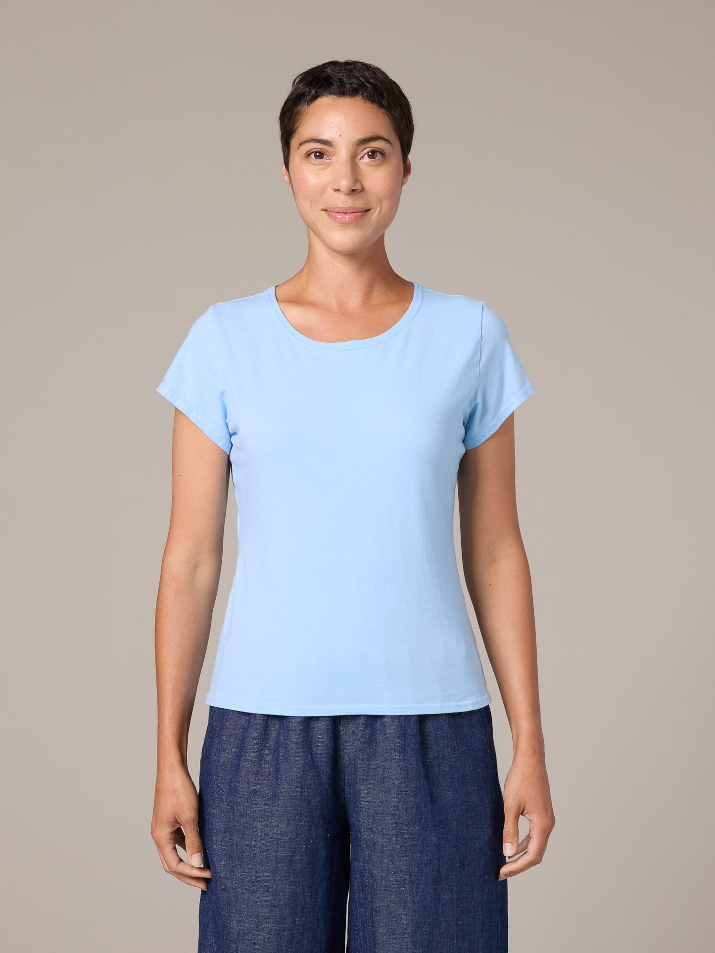 Top--Tee, Short Sleeved, Crew neck, Fitted, 3 Colors (Cut Loose)
