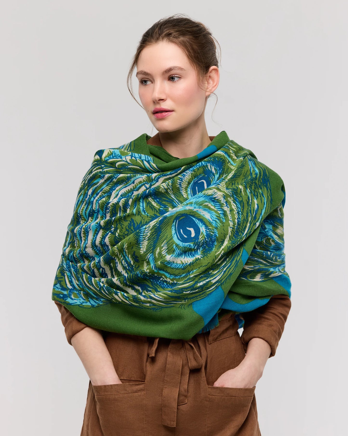 Scarf/shawl--Merino Wool, 5 Patterns (Princesee et Dragon)