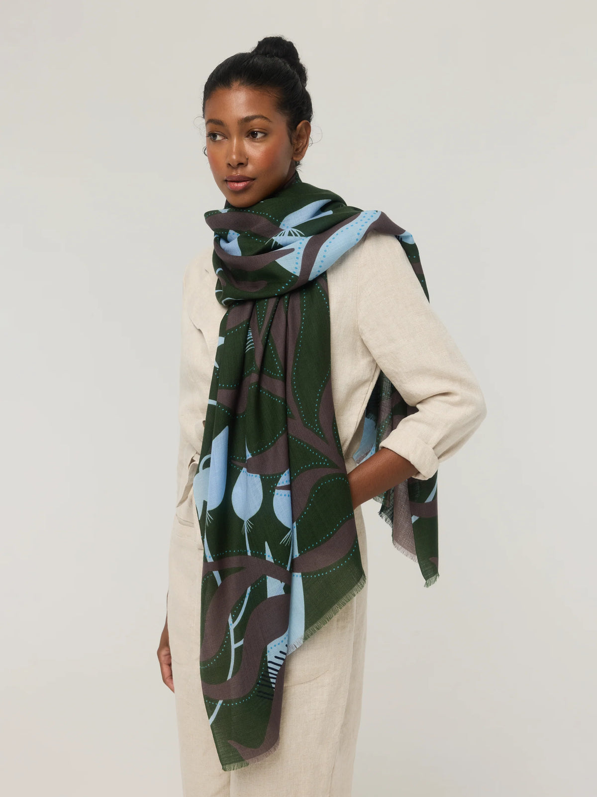 Scarf/shawl--Merino Wool, MANY Patterns (Princesee et Dragon)