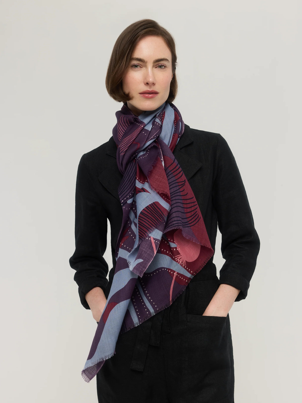Scarf/shawl--Merino Wool, MANY Patterns (Princesee et Dragon)
