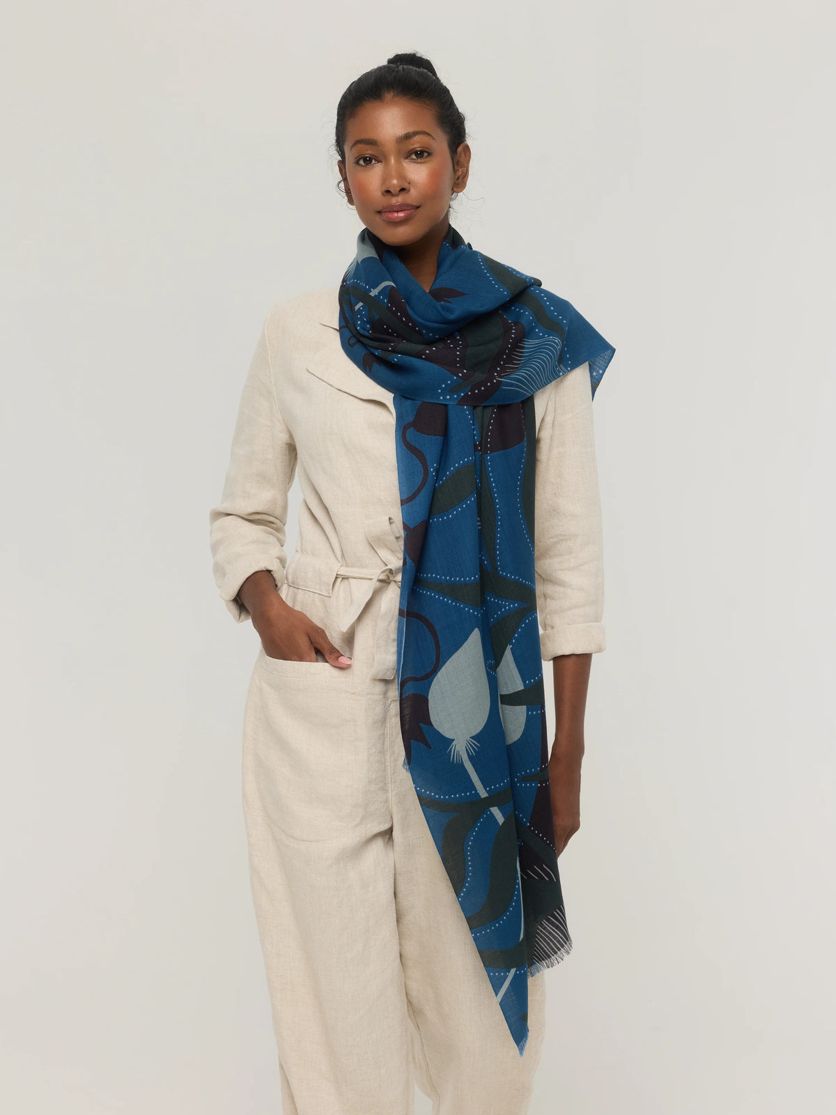 Scarf/shawl--Merino Wool, MANY Patterns (Princesee et Dragon)