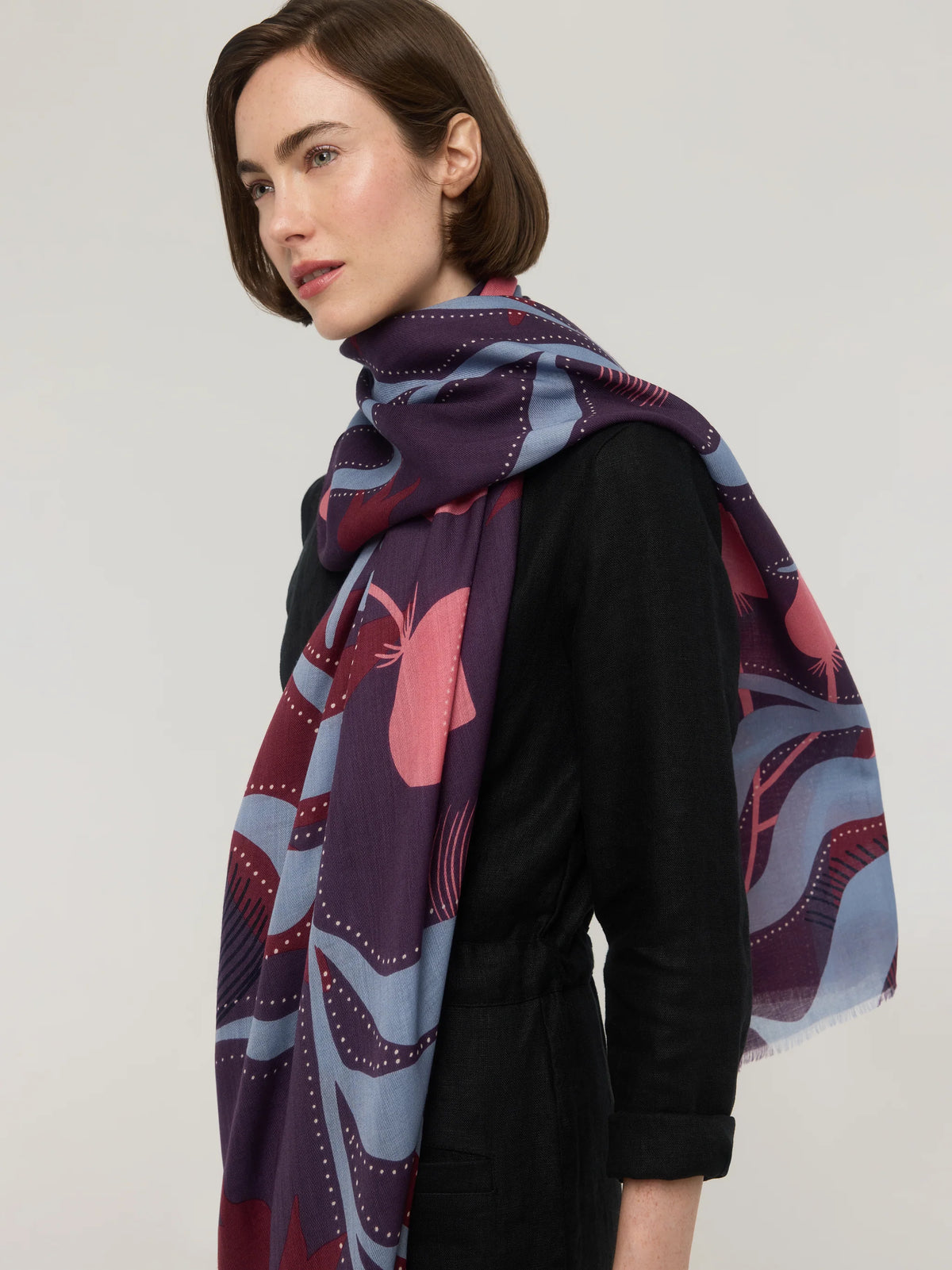 Scarf/shawl--Merino Wool, MANY Patterns (Princesee et Dragon)