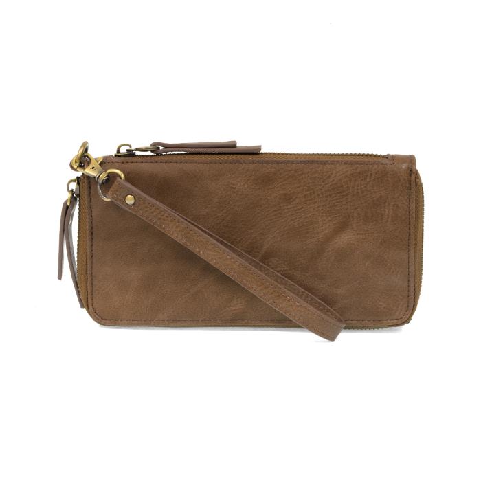 Wallet/Wristlets--"Chloe", Vegan Leather, Many Colors (Joy Susan)
