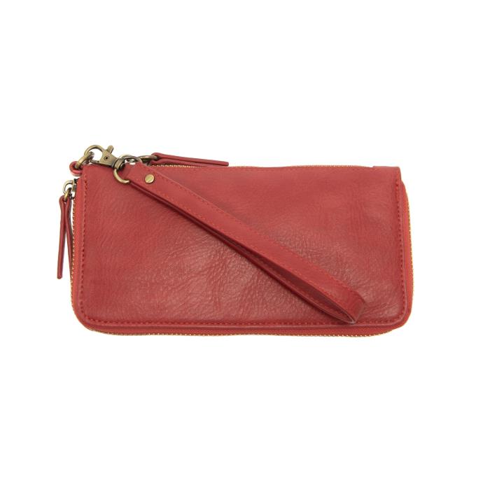 Wallet/Wristlets--"Chloe", Vegan Leather, Many Colors (Joy Susan)