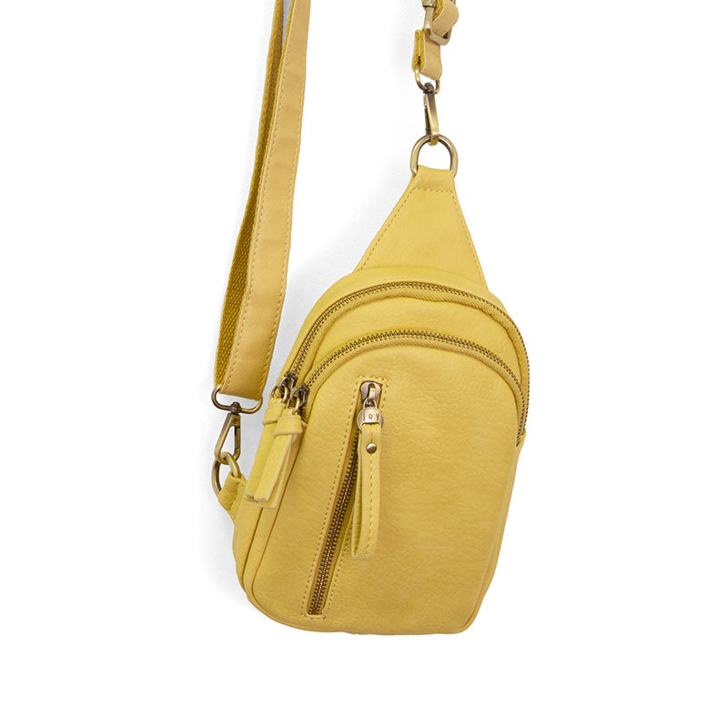 Crossbody--"Skylar", Vegan Leather, Many Colors (Joy Susan)
