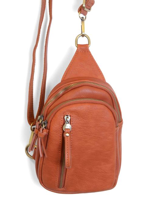 Crossbody--"Skylar", Vegan Leather, Many Colors (Joy Susan)