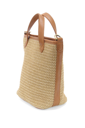 Bag--Bucket (mini), Straw, Natural (Joy Susan)