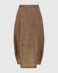 Skirt--Bubble, Linen, Coffee (Alembika)