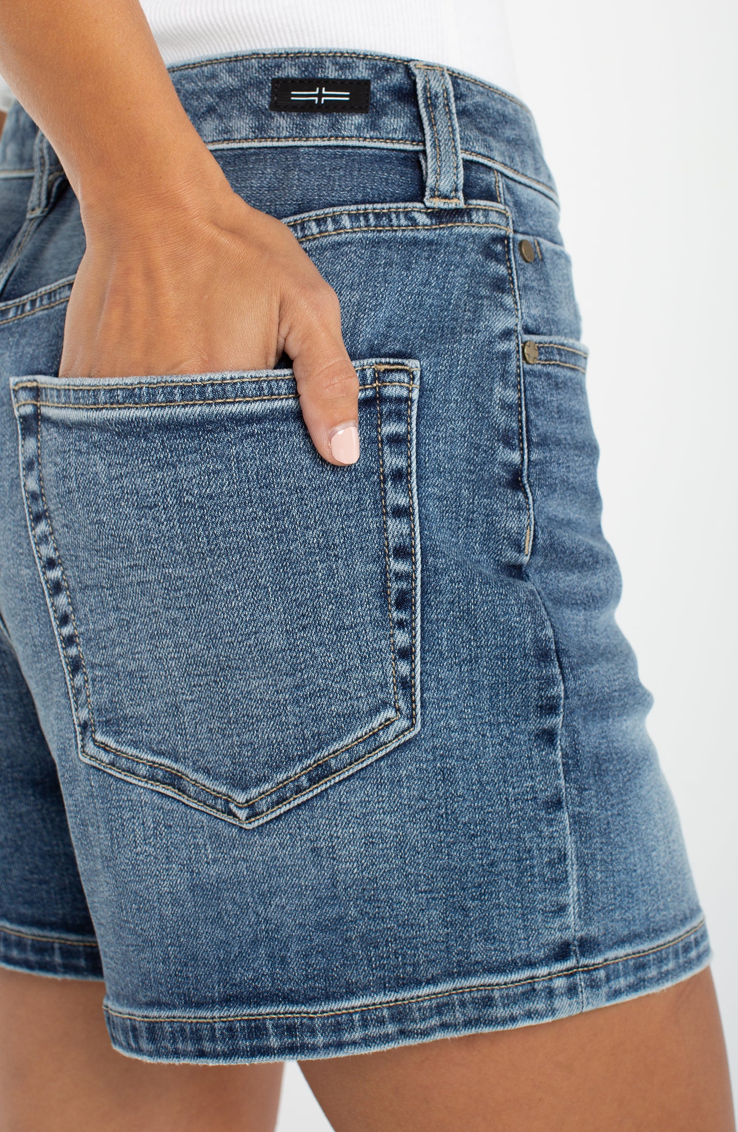Shorts--"Heritage", Jean, "Horzons" Blue (Liverpool LA)