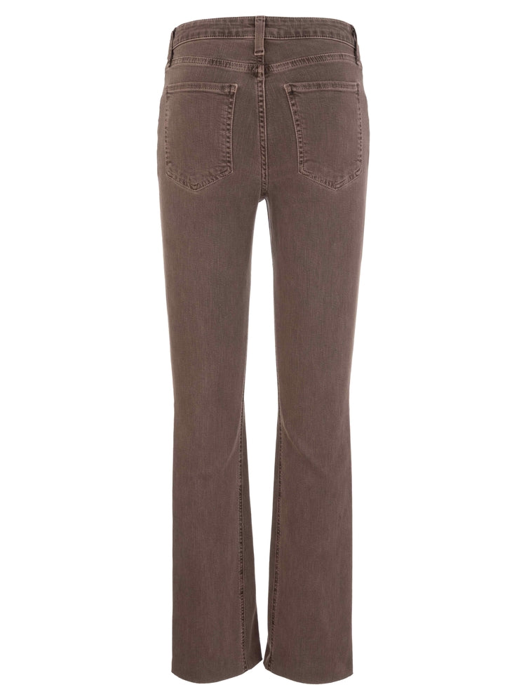 Pants--"Kelly", High Rise, Kick Flare, Twill--Mocha (Kut from the Kloth)
