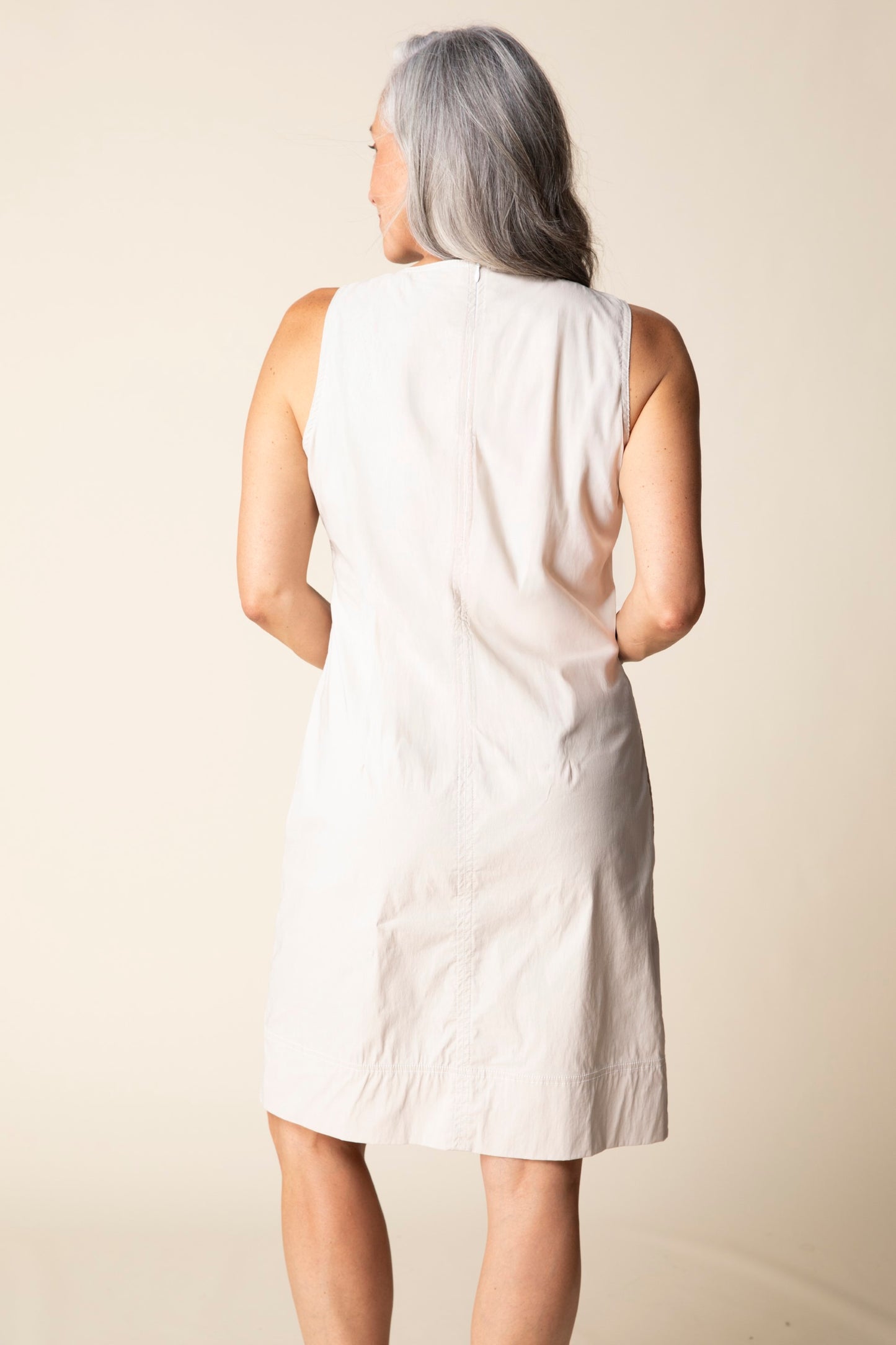 Dress--"Beachcomber", Poplin, Willow OR Navy (Habitat)